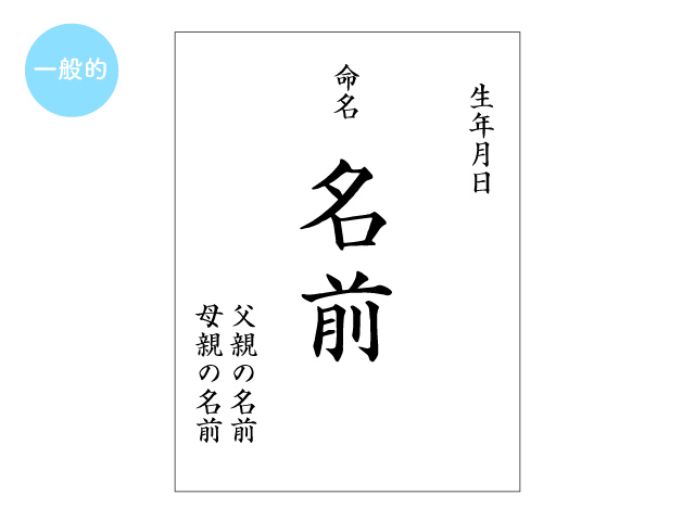 みんなはどうしてる 命名式と命名書 すこやかlife Byお名前シール工場